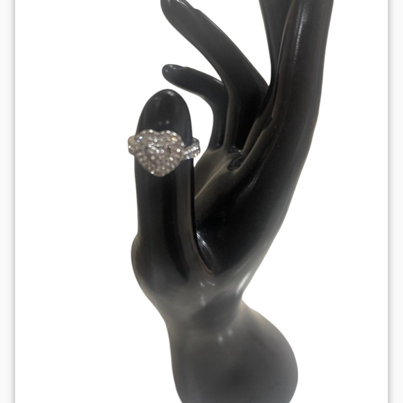 Stainless Steel Heart Ring Set - New -Sizes 7 and 8 - Picture 5 of 5